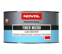 Шпатлёвка Novol FIBER MIKRO со стекловолокном 1кг (большей эластичность чем FIBER )
