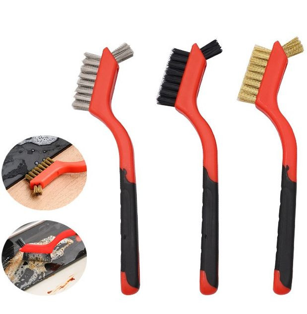 Набор щеток металических 3шт, (мягкая, средняя, жесткая)