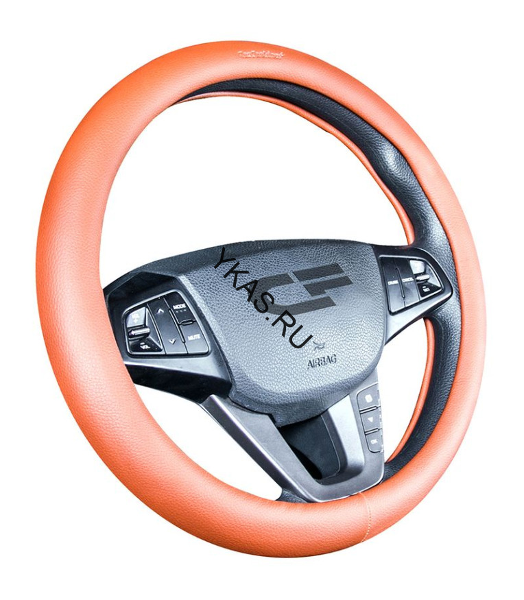 Оплетка на руль   CF  PLATINUM - М, Коричневый