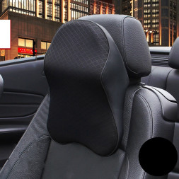 Подголовник-подушка  Carlife  ортопедическая 3D большая Черный