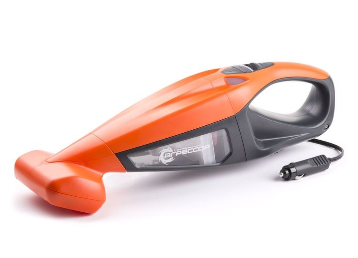 Пылесос "Агрессор"  90W/12V  (2 удлинителя и 6 насадки)  Led фонарь + турбо  щетка