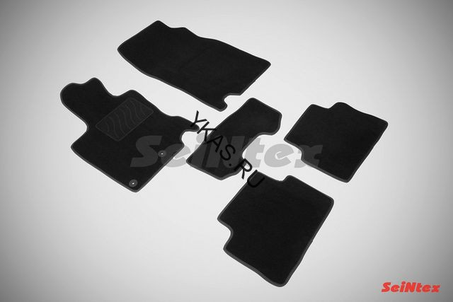 Коврики текстильн. Nissan Qashqai (английская сборка) II 2014-2016г. /компл.5шт./осн.резин./ LUX