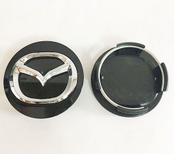 Заглушка (колпачок) на литой диск мод. MAZDA черный  ( D56)
