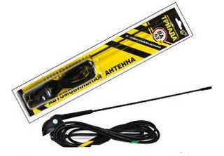 Антенна врезная "Триада-ВА 63-01" Поворотная, наружная на крышу, пруток прямой 40 см