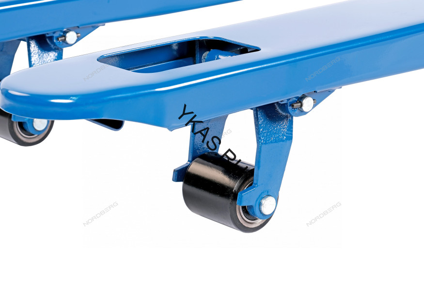 Тележка складская (рохла) гидравлическая NORDBERG N3905-20 с полиуретановыми колесами