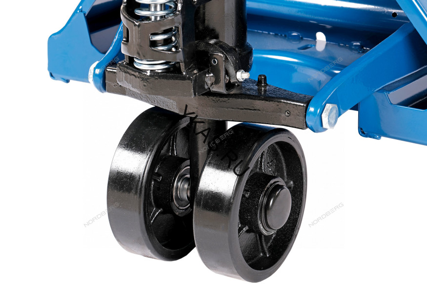 Тележка складская (рохла) гидравлическая NORDBERG N3905-20 с полиуретановыми колесами