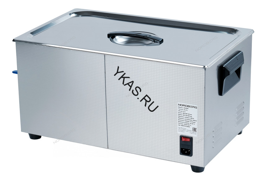 Ультразвуковая ванна NORDBERG NU220D с подогревом и дегазацией (22 л)