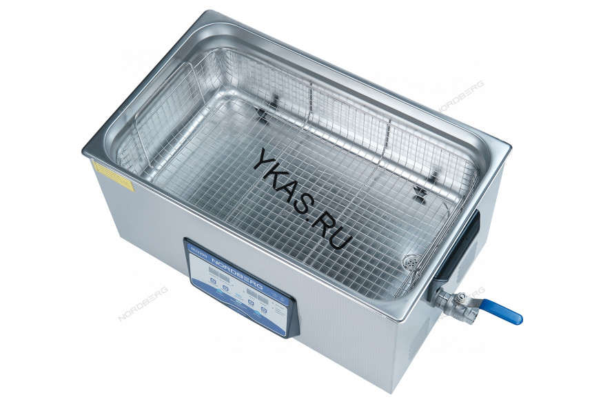 Ультразвуковая ванна NORDBERG NU220D с подогревом и дегазацией (22 л)