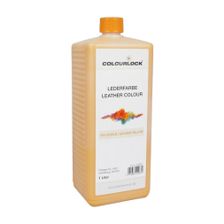 Краска для кожи COLOURLOCK золотисто-желтый Lederfarbe goldgelb 1000мл LZ-224556