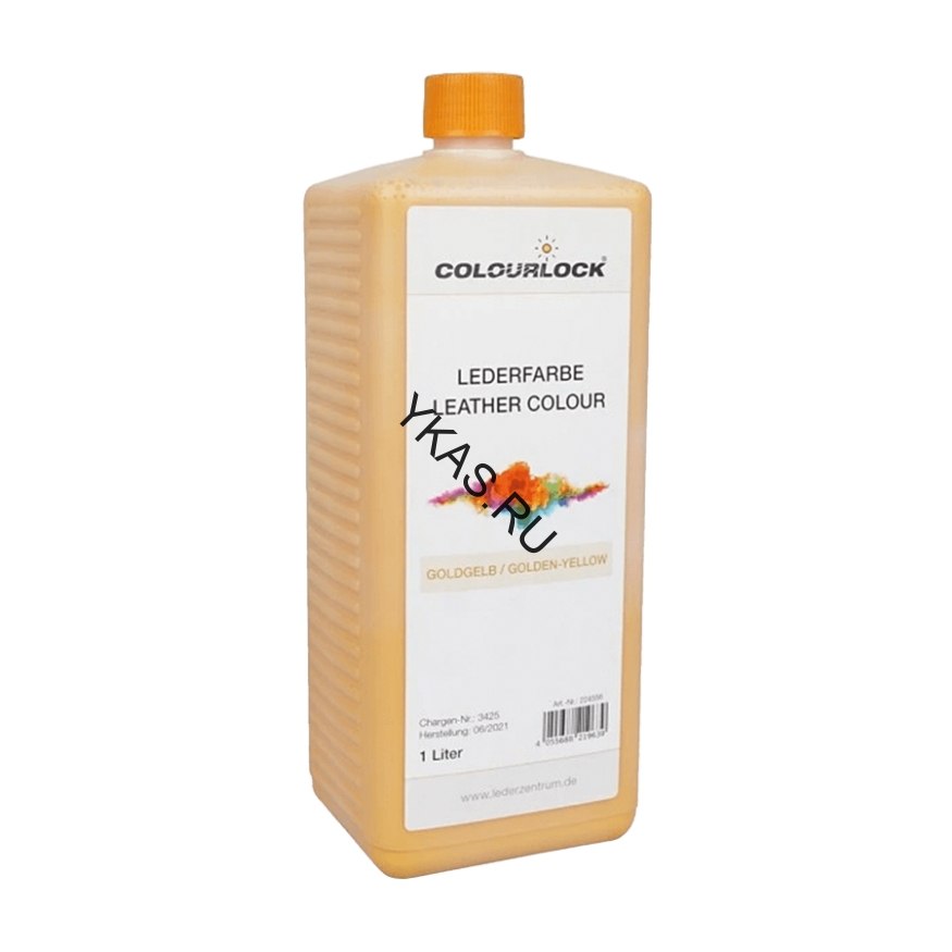 Краска для кожи COLOURLOCK золотисто-желтый Lederfarbe goldgelb 1000мл LZ-224556