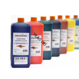 Краска для кожи COLOURLOCK золотисто-желтый Lederfarbe goldgelb 1000мл LZ-224556