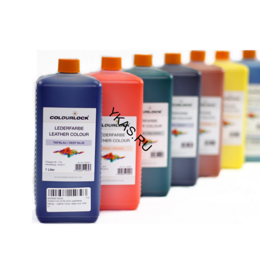Краска для кожи COLOURLOCK золотисто-желтый Lederfarbe goldgelb 1000мл LZ-224556
