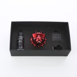 Осв.возд. Carlife собака, красный (на дефлектор)