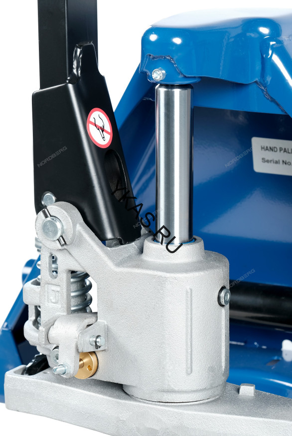 Тележка складская (рохла) гидравлическая NORDBERG N3902-25 с полиуретановыми колесами