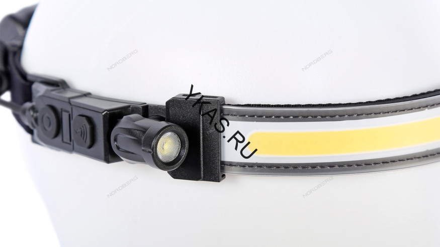 Фонарь налобный аккумуляторный NORDBERG 1956 со светодиодной лентой