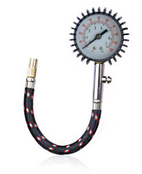 Манометр металлич Carlife 25см (до 7.5 атм)