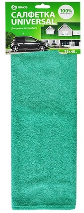 Микрофибра  GRASS  35x40см (1шт) (повышенной плотности)