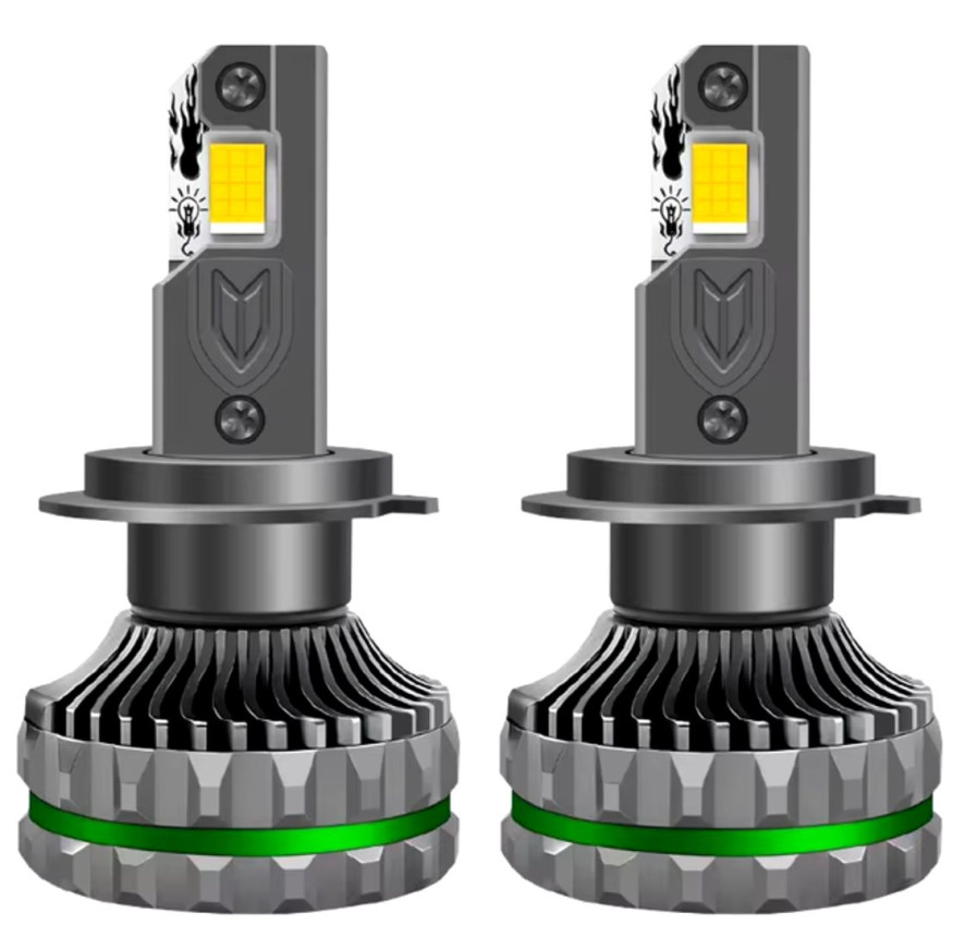 Carlife Cвет-од  H4  6000K  17200Lm 150W 2шт. (с активным охлаждением и медными трубками)