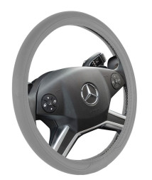 Оплетка на руль CF PORT - М, Серый/Серый