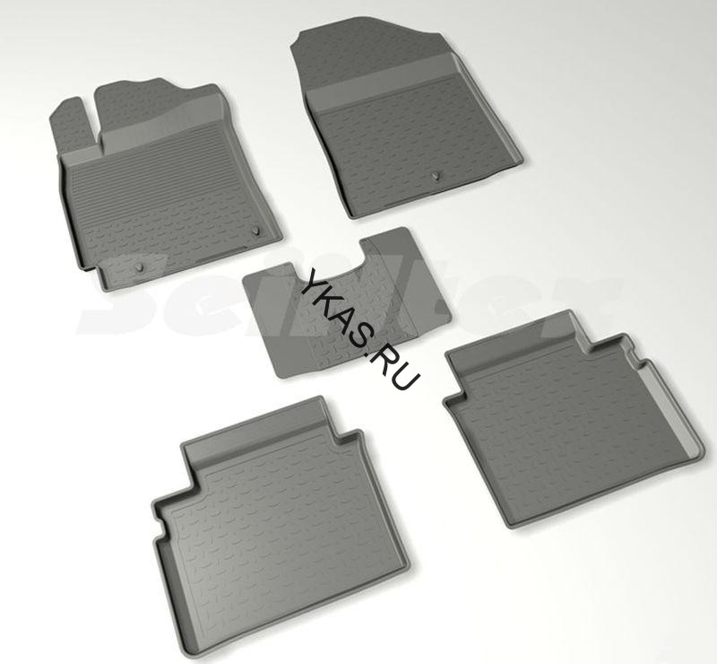 Коврики резиновые   Hyundai Elantra VI с 2016г.  БОРТ