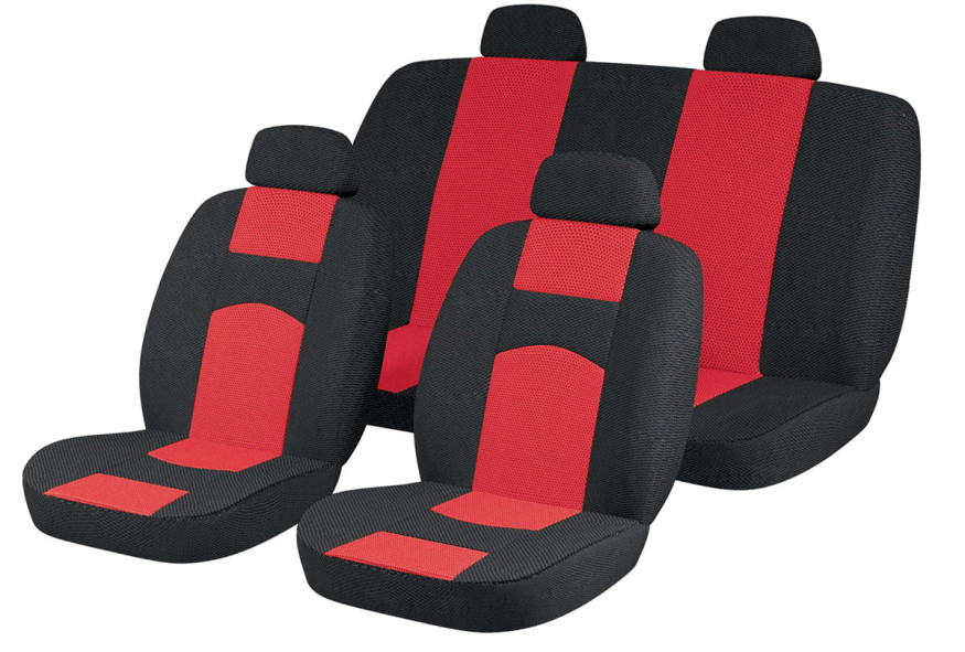 Авточехлы   Lada  2107  "ECO"  красный