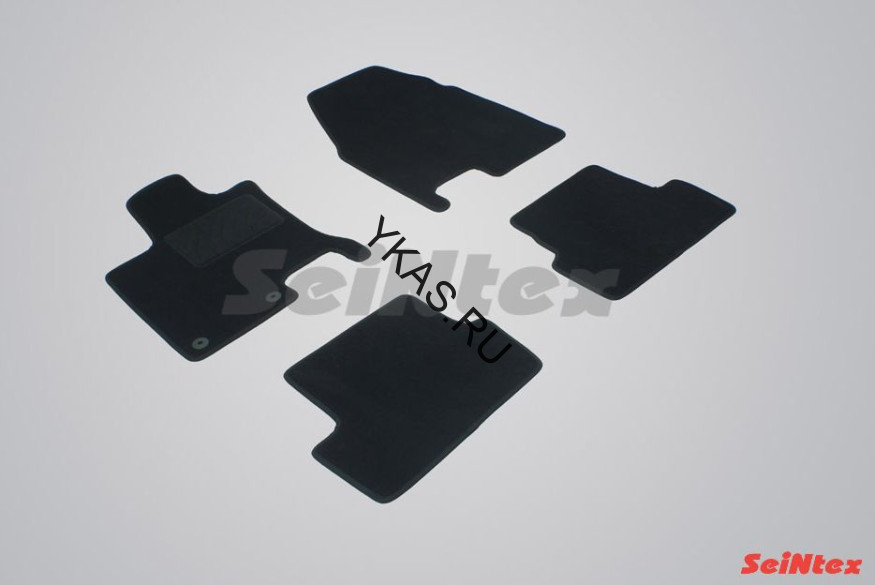 Коврики текстильн. Nissan Qashqai I 2007-2014г.  /компл.4шт./осн.резин./ LUX