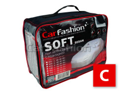 Тент автом.  CF  "SOFT  C" SD "М" с ПОДКЛАДКОЙ  серебр. 435см