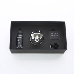 Осв.возд. Carlife собака, хром глянцевый (на дефлектор)