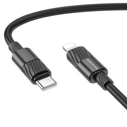 Кабель Borofone  Type-C - lightning  (1м) 60W  черный BX106