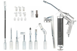 Шприц плунжерный NORDBERG NO3404 для густой смазки (400 мл, поворотная рукоять, кейс + насадки)