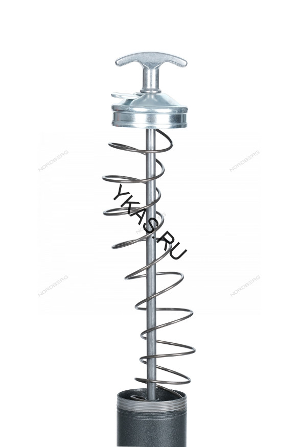 Шприц плунжерный NORDBERG NO3404 для густой смазки (400 мл, поворотная рукоять, кейс + насадки)