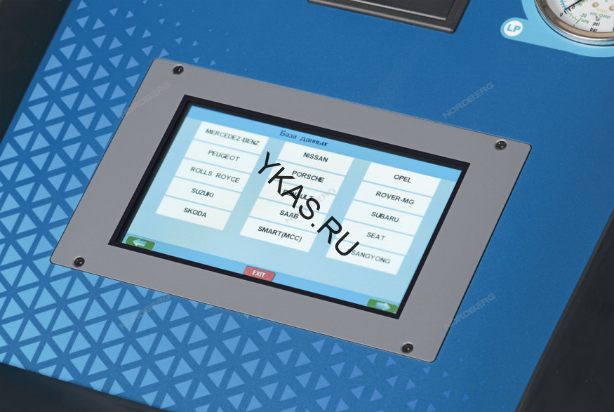 Автоматическая установка для заправки автомобильных кондиционеров NORDBERG NF17 (R134a+R1234yf)