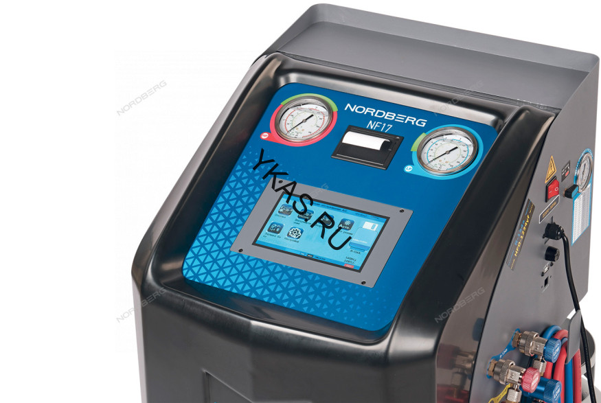 Автоматическая установка для заправки автомобильных кондиционеров NORDBERG NF17 (R134a+R1234yf)