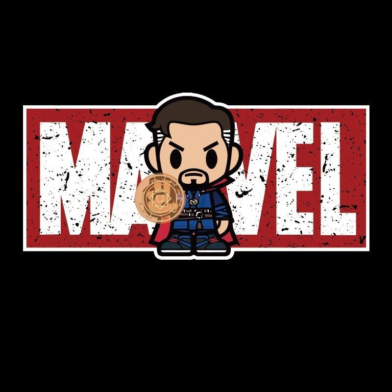 Наклейка  MARVEL Доктор стрэндж 20x10см