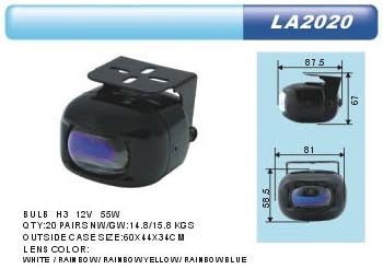 Фары доп. DLAA 2020 BRY  1шт