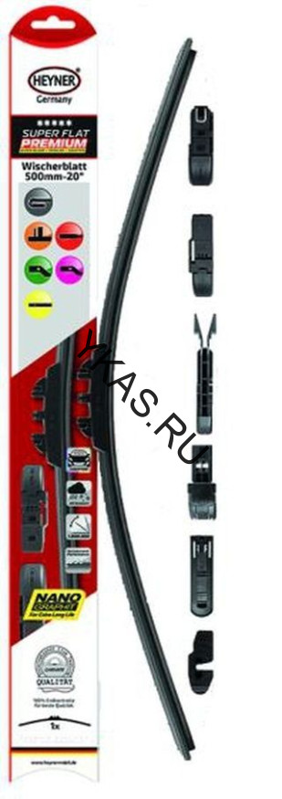 Дворники HEYNER SUPER FLAT PREMIUM 14"-350mm