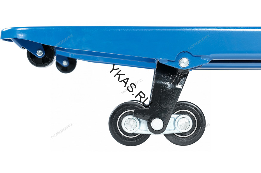 Тележка складская (рохла) гидравлическая NORDBERG N3902S-25 укороченная, с полиуретановыми колесами