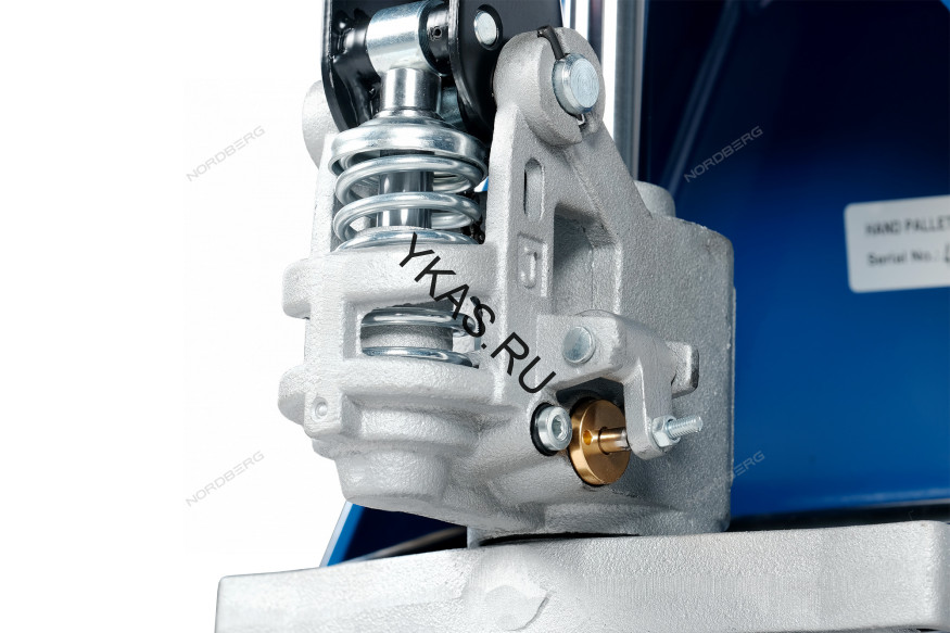 Тележка складская (рохла) гидравлическая NORDBERG N3902S-25 укороченная, с полиуретановыми колесами