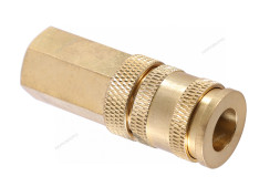Разъем быстросъемный NORDBERG NPF32B с фиксатором ("мама" - резьба F1/4", латунь)