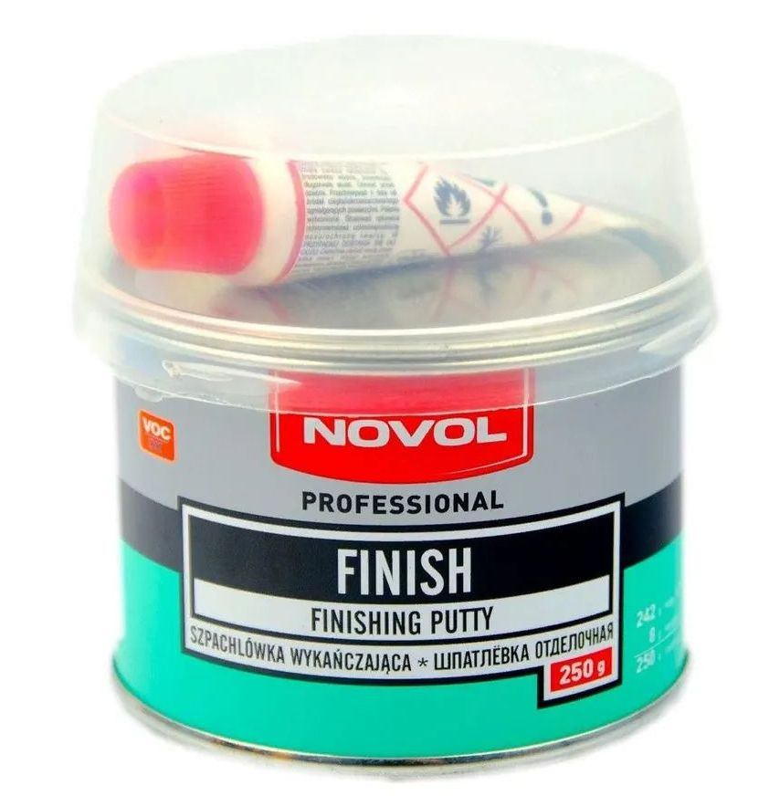 Шпатлёвка Novol FINISH финишная 250гр (финишное выравнивания)