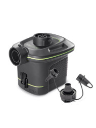 Компрессор лодочный INTEX для резиновых лодок, матрасов, надувных кругов, 420л/мин с АКБ