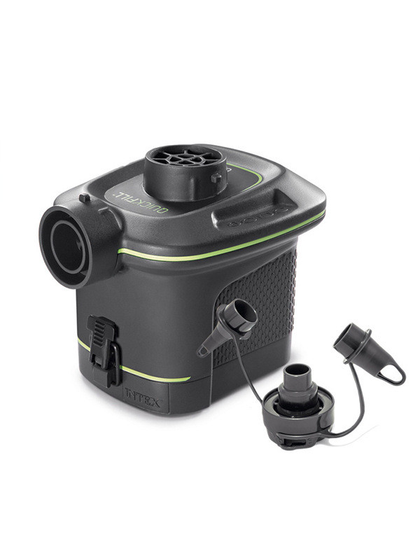 Компрессор  лодочный INTEX   для резиновых лодок, матрасов, надувных кругов, 420л/мин с АКБ