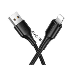 Кабель HOCO  Type-C - lightning  (1м)  черный 60W  X120