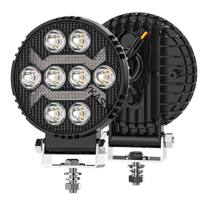 Фара Off Road   SOLAR  ближний свет   30SMD, 18W, 1800Лм 6000K  (110*110*35мм)  12-24V