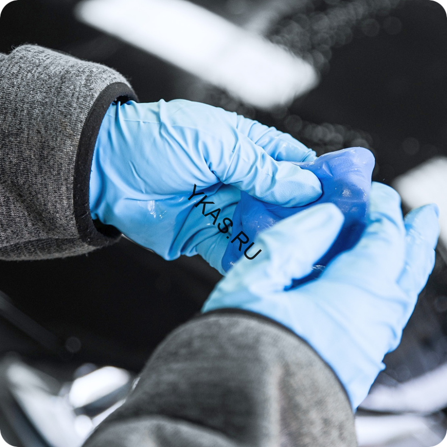 REINIGUNGSKNETE BLAU - Безабразивная чистящая глина мягкого воздействия, синяя (200 гр) 183001