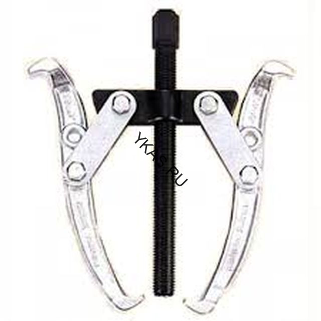 FORSAGE. Съёмник 2-х лапый переставной 4" (d захвата -100мм, длина лап-100мм,лапы S-образные)