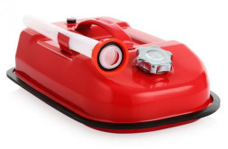 Канистра металлическая "М5" 5L горизонт., оцинкованная, крышка, воздушн. клапан /лейка