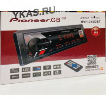 Автомагн.  Pioneer OK  USB/SD пульт, ресивер. блютуз, 12/24В