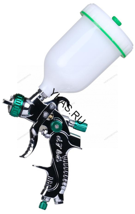 Краскопульт NORDBERG NP7114 (HVLP, верхний бак, сопло 1,4 мм)
