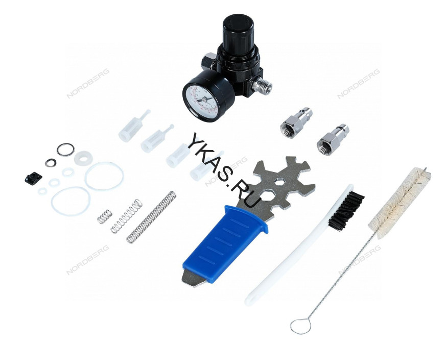 Краскопульт NORDBERG NP7114 (HVLP, верхний бак, сопло 1,4 мм)